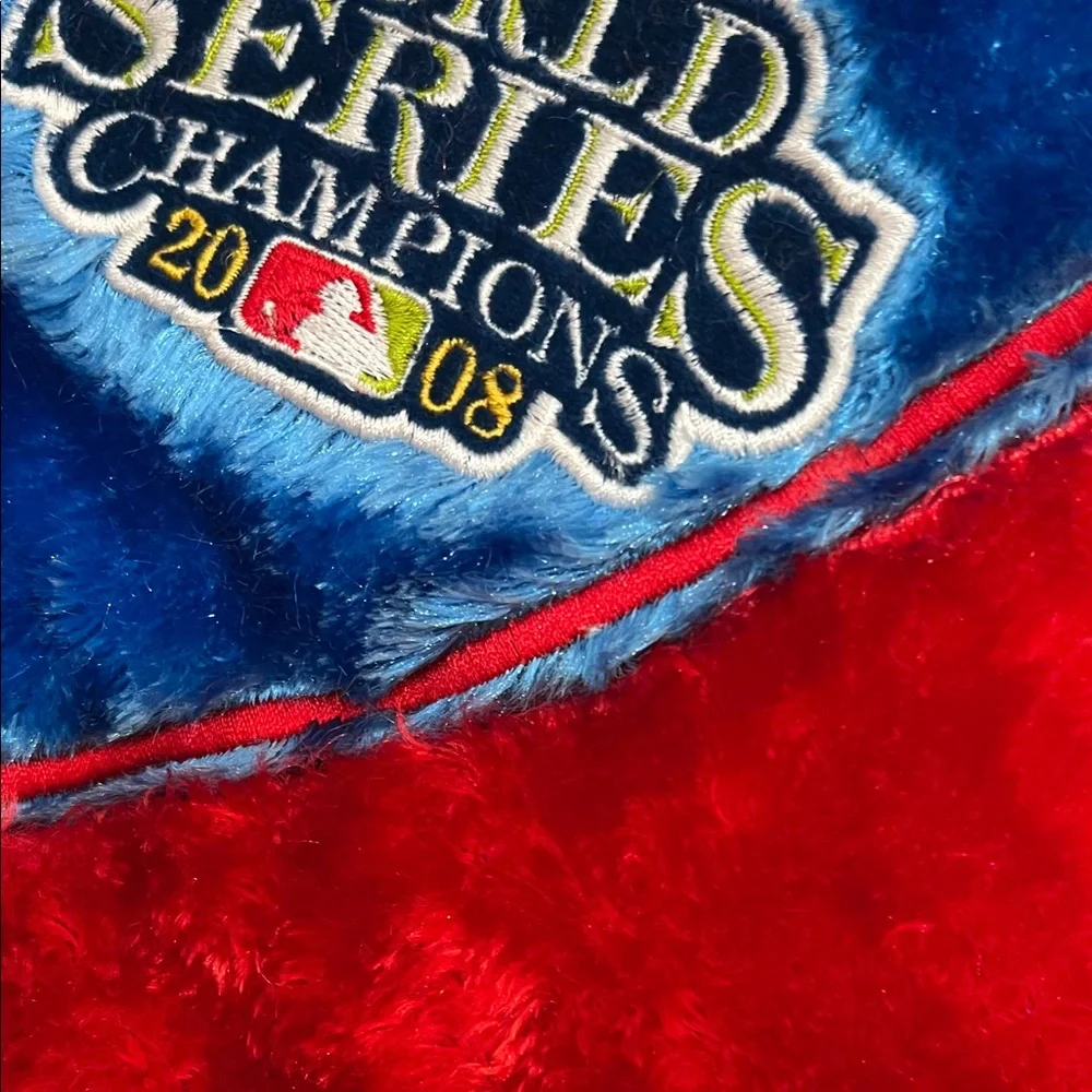 Forever Collectibles Phillies Red and Blue Stocking 2008 World Series Champions